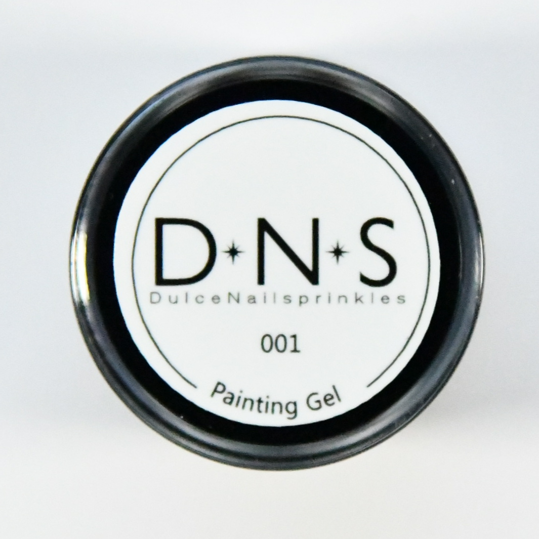 Nail Art Pot #001, White